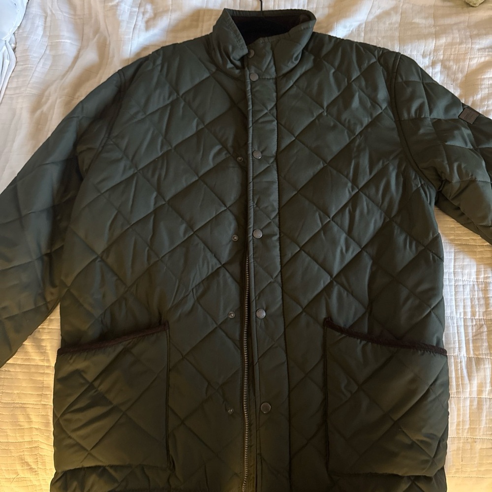 Men's Regatta Quilted Jacket - Olive Green